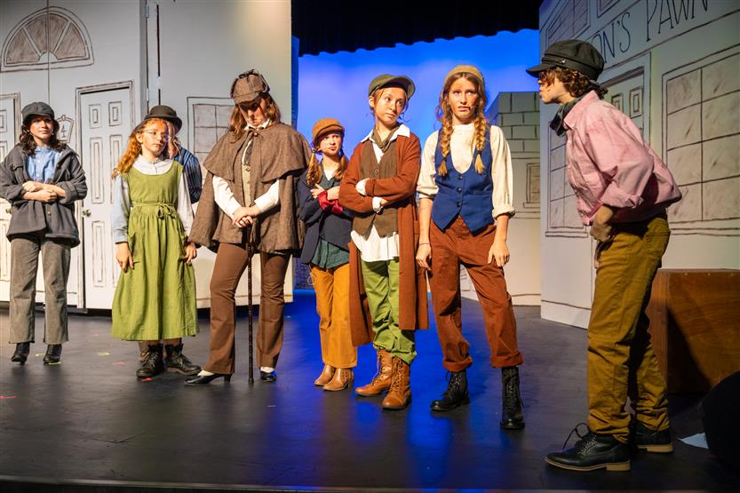 Legacy Middle students perform onstage
